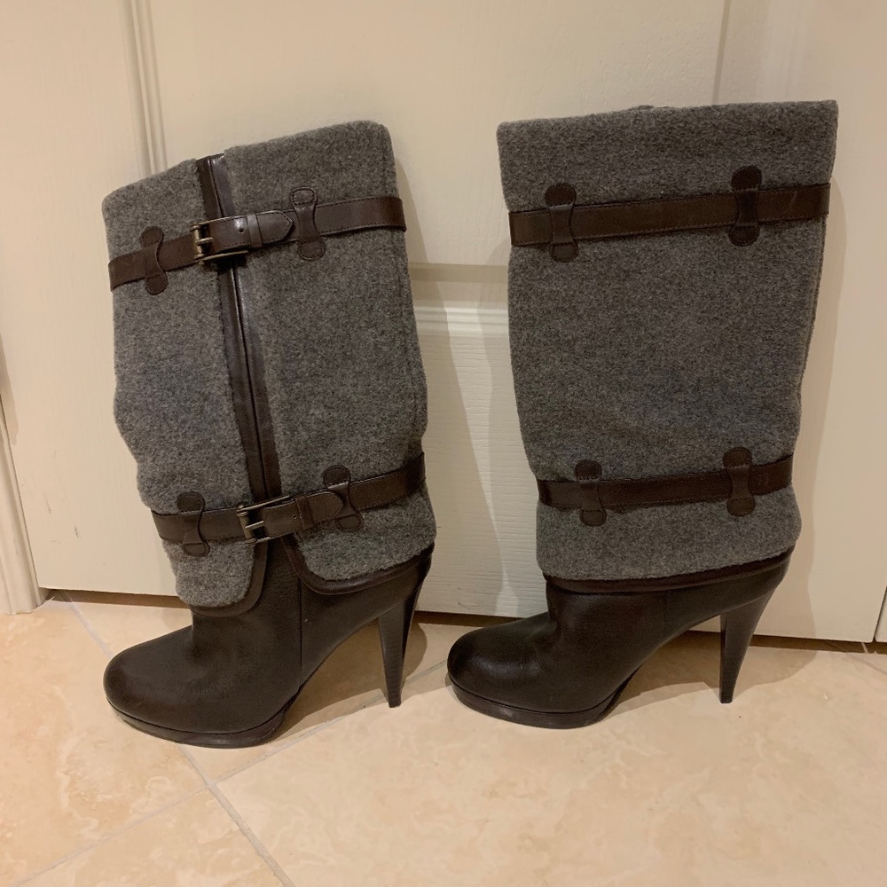Cole Haan Air Kennedy Buckle Boot, 6.5, Brown